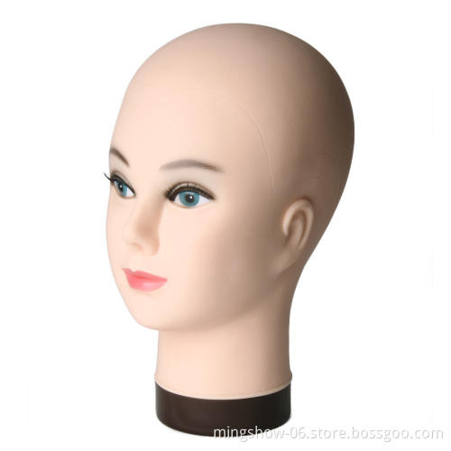 Bald head mannequin for display, mannequin head for eyelashes